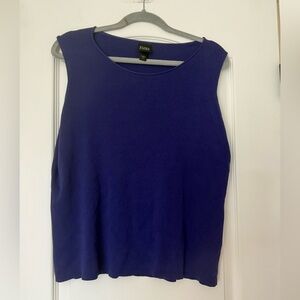 Eileen Fisher Purple Sleeveless Knit Tank